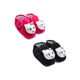 NESKA MODA Kids Pack Of 2 Cotton Booties-picture-23