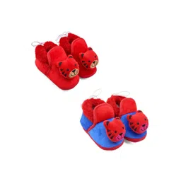 NESKA MODA Kids Pack of 2 Cotton Booties-picture-38