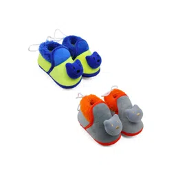 NESKA MODA Kids Pack Of 2 Cotton Booties-picture-39