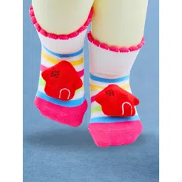 NESKA MODA Kids Patterned Anti-Skid Ankle Length Socks-picture-18