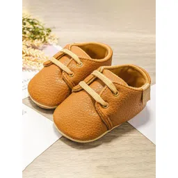 NESKA MODA Kids PU Leather Rubber Sole Lace Sneakers Booties-picture-15