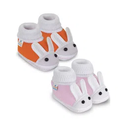 NESKA MODA Kids Set of 2 Cotton Booties-picture-56