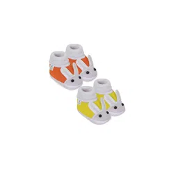 NESKA MODA Kids Set of 2 Rabbit Face Cotton Booties-picture-54