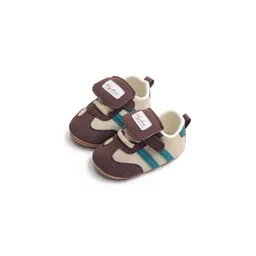 NESKA MODA Kids-Unisex Brown Cotton Booties-picture-51