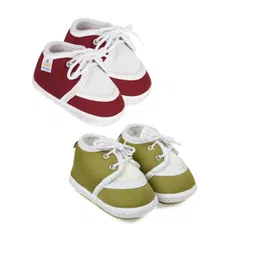 NESKA MODA Kids-Unisex Pack Of 2 Cotton Booties-picture-14