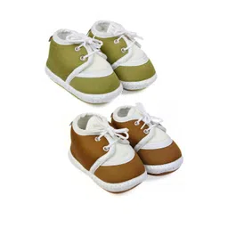 NESKA MODA Kids-Unisex Set of 2 Pairs Cotton Booties-picture-36