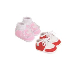 NESKA MODA Kids-Unisex Set of 2 Pairs Cotton Booties-picture-16