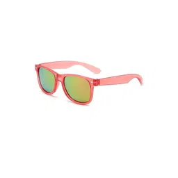 NESKA MODA Unisex Kids Green Lens & Red Square Sunglasses With UV Protected Lens-picture-48