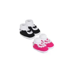 NESKA MODA Unisex Kids Pack of 2 Cotton Booties-picture-27