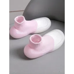 NESKA MODA Unisex Kids Pink Pack Of 2 Cotton Ankle Length Socks-picture-44