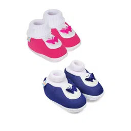 NESKA MODA Unisex Pack of 2 Kids Cotton Booties-picture-38
