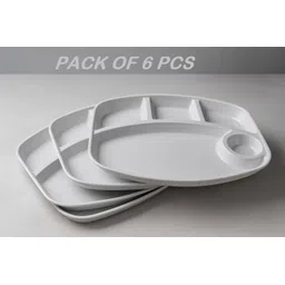 nestcart Marble Textured Sectioned Plate-picture-17