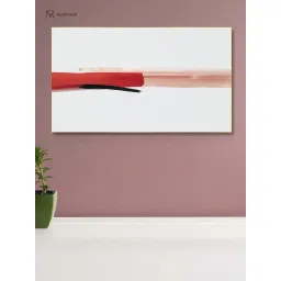 Nestroots Bold Red and Black Gold Frame Solid Canvas Wall Painting-picture-25