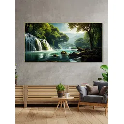 nestroots Green & White 1 Piece Canvas Other Wall Paintings-picture-32