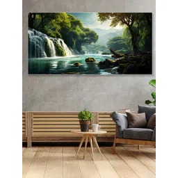 nestroots Green & White 1 Piece Canvas Other Wall Paintings-picture-26