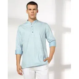 netplay Men All-Over Print Slim Fit Short Kurta-picture-43