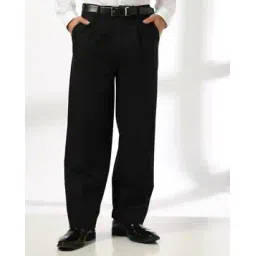 netplay Men Loose Fit Pleated Trousers-picture-51