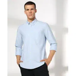 netplay Men Slim Fit Cotton Shirt with Patch Pocket-picture-52