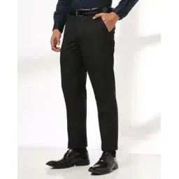 netplay Men Slim Fit Flat-Front Trousers-picture-11