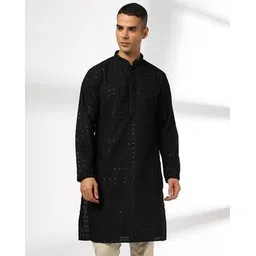 netplay Men Slim Fit Straight Long Kurta-picture-42