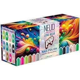 NEUD Lush Bella Nail Paint Combo Set, Long Wear Nail Polish Set, Gift set for Women,12 Amazing Shades, 6ml Each, Quick Dry & Highly Pigmented-picture-19