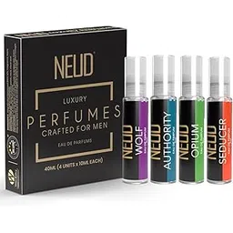 NEUD Luxury Perfume Gift Set for Men - Long Lasting Eau de Parfum (Citrus, Lavender, Cedarwood, Vanilla) – 1 Pack (4 x 10ml Vials)-picture-34