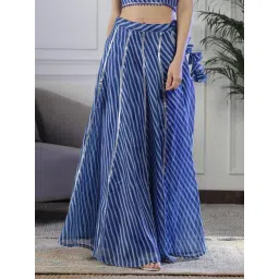NEUDIS Blue & White Striped Skirt-picture-33
