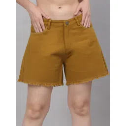 NEUDIS Brown Denim Shorts-picture-29