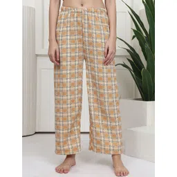 NEUDIS Checked Mid-Rise Lounge Pants-picture-20