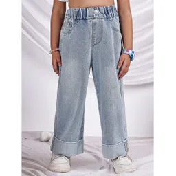 NEUDIS Denim Woven Mild Washed Jeans - Blue-picture-11