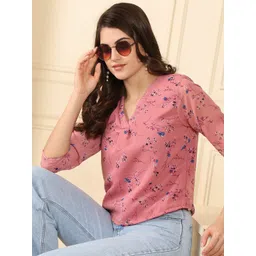 NEUDIS Floral Print Georgette Top-picture-24