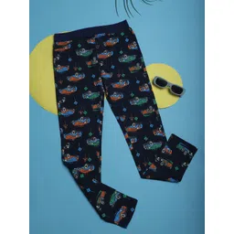 NEUDIS Girls Conversational Printed Relaxed Cotton Trousers-picture-10