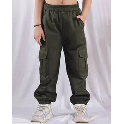 neudis Girls Mid-Rise Straight Fit Cargo Pants-picture-11