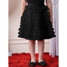 NEUDIS Girls Tired Knee Length Skirts-picture-27