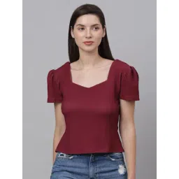 NEUDIS Maroon Top-picture-17