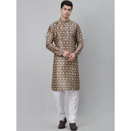 NEUDIS Men Grey Printed Kurta-picture-31