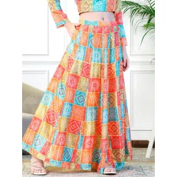 NEUDIS Multicolor Printed Maxi Skirt-picture-46