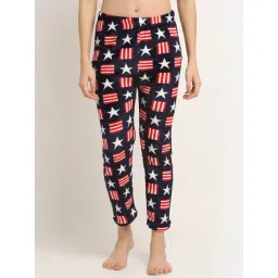 NEUDIS Navy Printed Lounge Pants-picture-41