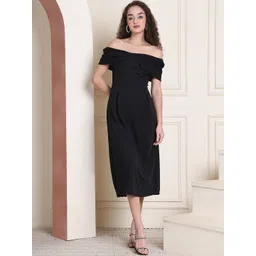 NEUDIS Off-Shoulder Maxi Dress-picture-39