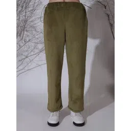 NEUDIS Olive Regular Fit Mid Rise Trousers-picture-31
