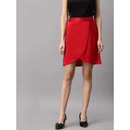 NEUDIS Red Above Knee Skirt-picture-27