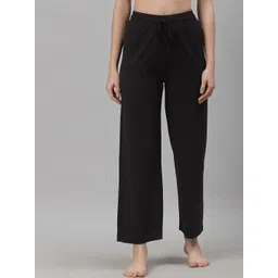 NEUDIS Women Ribbed Mid Rise Lounge Pants-picture-24