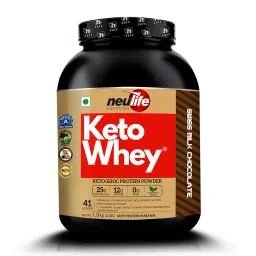 NEULIFE KETOWHEY Fatty Protein Shake with Ketofuel MCTs | U.S Patented Product | 4lbs (Swiss Milk Chocolate)-picture-21