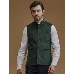 Neumen Printed Nehru Jackets image 1