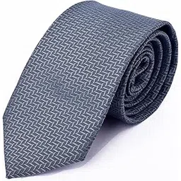 neuroclub Neuro Club Neck Tie Microfiber Silk Self Design Formal/Casual Necktie For Men-picture-43
