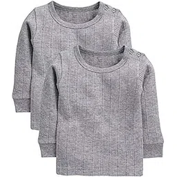 NEVA Kids Winter Wear Thermal for Baby Boys and Girls Uper Full Sleeves Body Warmer Top Pack of 2-picture-24