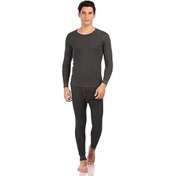 neva ESANCIA Men Warm Thermal Wear Set for Winter Top & Bottom Wear Anthra 3XL-picture-25