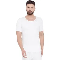 neva ESANCIA Mens Solid Winter Wear Thermal Top Off White Size XXL-picture-21
