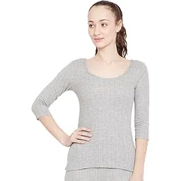 neva Women [Ladies] Winter Thermal Upper.Its a 3/4 th Sleeves Body Warmer in Grey Color..It is A 1-pc. Pack !!-picture-34