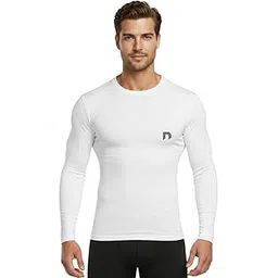 NEVER LOSE Full Sleeve Compression Gym T-Shirt for Men Slim Fit Dry Fit Polyester Blend Sportswear for Workout and Training-picture-40